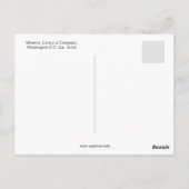 ca 1910, Minerva Mosaic bij de bibliotheek van het Briefkaart (Achterkant)