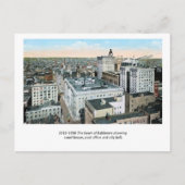  ca. 1920 Het hart van Baltimore Briefkaart (Voorkant)