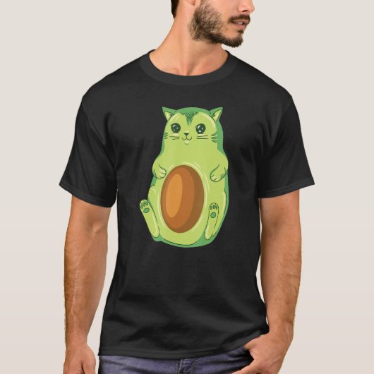 Ca Avocato Cat T-shirt (Voorkant)