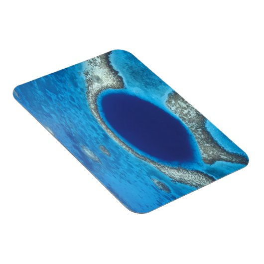 CA, Belize. Luchtvaartuig uitzicht van de blauwe h Magneet (Rechterzijde)