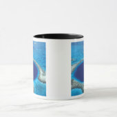 CA, Belize. Luchtvaartuig uitzicht van de blauwe h Mok (Midden)