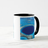 CA, Belize. Luchtvaartuig uitzicht van de blauwe h Mok (Voorkant rechts)