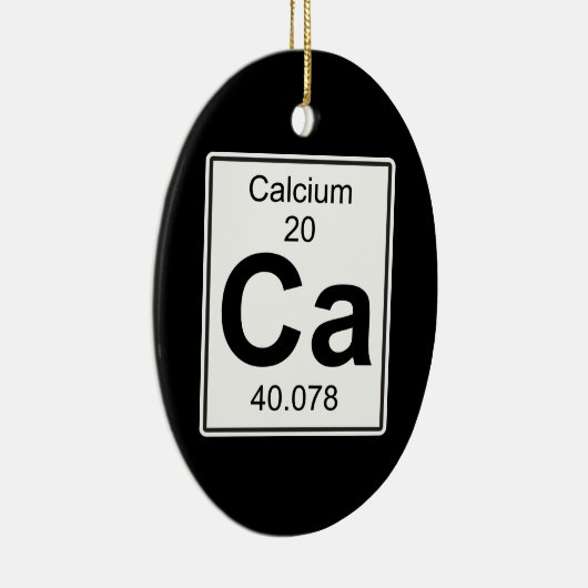 Ca - Calcium Keramisch Ornament (Rechts)