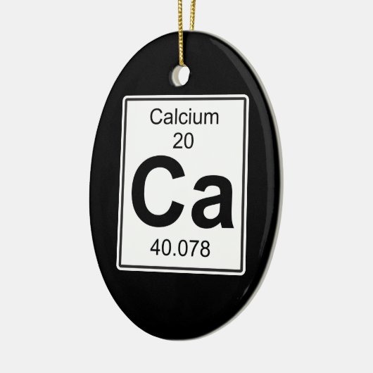 Ca - Calcium Keramisch Ornament (Links)