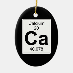 Ca - Calcium Keramisch Ornament