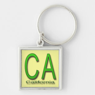 CA Californisch groen Sleutelhanger
