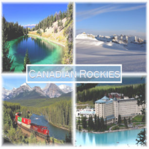 CA Canadian Rockies - Valley of Five Lakes - Sticker