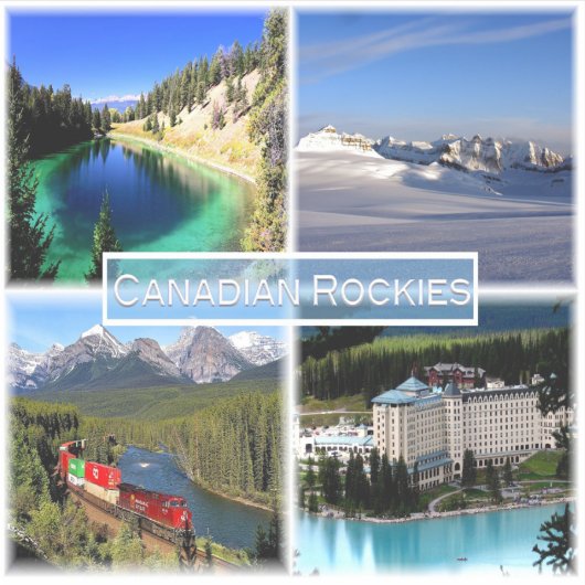 CA Canadian Rockies - Valley of Five Lakes - Sticker (Voorkant)