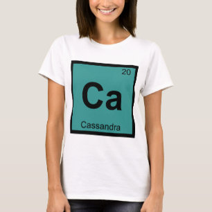Ca - Cassandra Griekse scheikunde Periodiek systee T-shirt