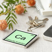 Ca - Computeranimatie Grappige Chemie Element T Sleutelhanger (Zijkant)