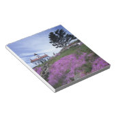 CA, Crescent City, Battery Point vuurtoren met Notitieblok (Schuin)