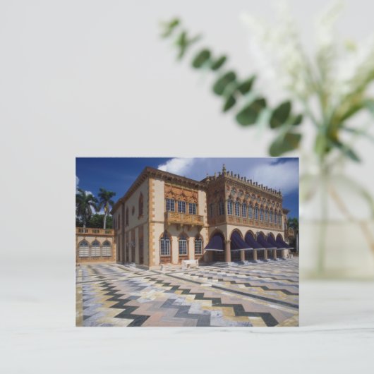 Ca' d' Zan, winterverblijf John Ringling, Sar Briefkaart (Staand voorkant)