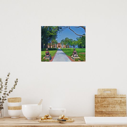 Ca d'Zan Mansion, Sarasota, FL, Print (Keuken)