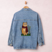Ca Fancy Mode Cat Kitten Denim Jacket (Hangar)