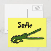 CA- Funny Croc-Briefkaart Briefkaart (Voorkant / Achterkant)