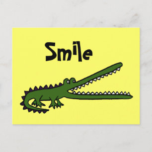 CA- Funny Croc-Briefkaart Briefkaart