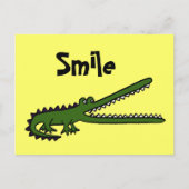 CA- Funny Croc-Briefkaart Briefkaart (Voorkant)