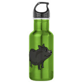 CA- Funny Pot Bellied Pig Waterfles (Voorkant)