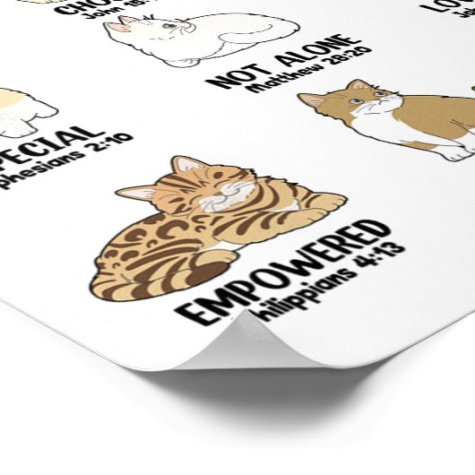 CA God zegt dat ik Schattige ben Jezus vrouwen tie Poster (Hoek)