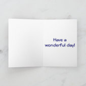 CA- het Kat van de verjaardag Kaart (Binnen)