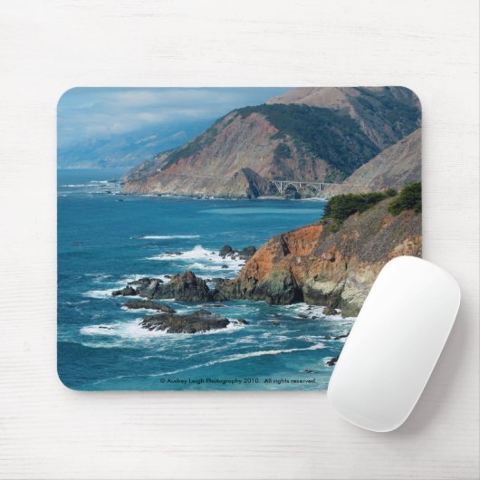 CA Hwy 1 Mousepad Muismat (Met muis)