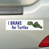 CA- I-remmen voor Bumpersticker van schildpadden (Op auto)