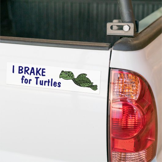CA- I-remmen voor Bumpersticker van schildpadden (Op Truck)