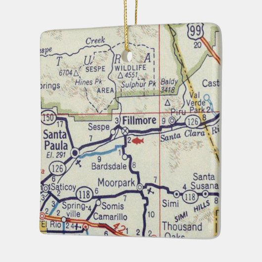  CA-kaart invullen Keramisch Ornament (Links)