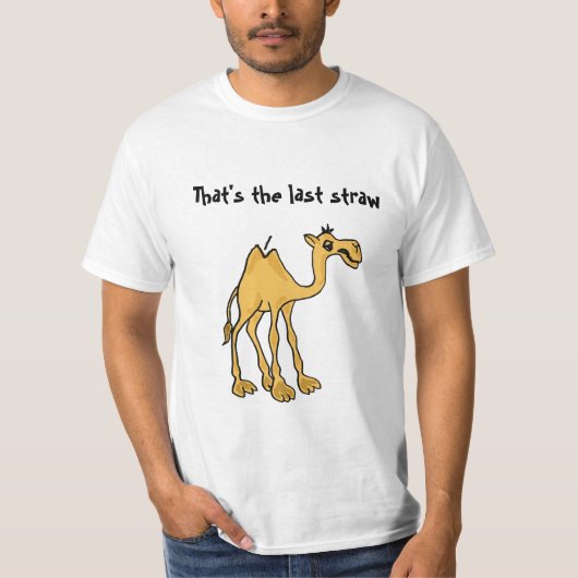 CA- Last Straw Camel T-shirt (Voorkant)