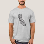 CA - Mannen Burned Out T-shirt (Voorkant)