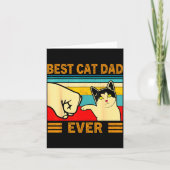 Ca Men Cat Dad Ever Funny Cat Lover Gift  Kaart (Voorkant)