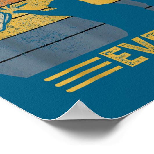 Ca Men Cat Dad Ever Funny Cat Lover Gift  Poster (Hoek)