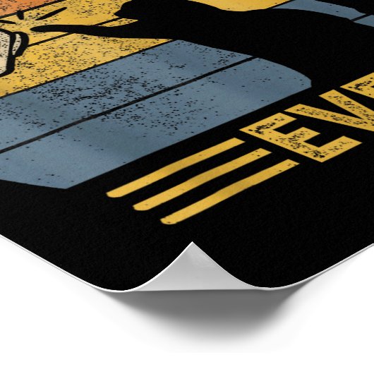 Ca Men Cat Dad Ever Funny Cat Lover Gift  Poster (Hoek)