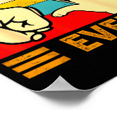 Ca Men Cat Dad Ever Funny Cat Lover Gift Poster (Hoek)