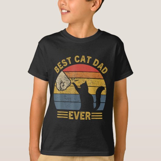 Ca Men Cat Dad Ever Funny Cat Lover Gift  T-shirt (Voorkant)