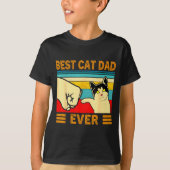 Ca Men Cat Dad Ever Funny Cat Lover Gift  T-shirt (Voorkant)
