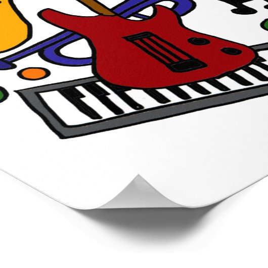 CA- Music Art Poster (Hoek)