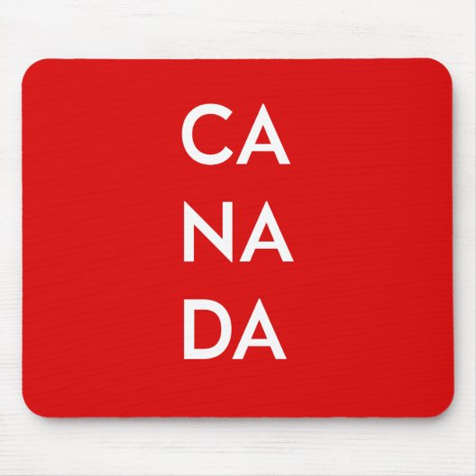 Ca Na Da Canada Dark Monotone Muismat (Voorkant)