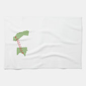 CA naar MN ~ Hearts Connected Towel Theedoek (Horizontaal)