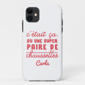 Ça ou une paire de chaussettes Case-Mate iPhone case (Achterkant)