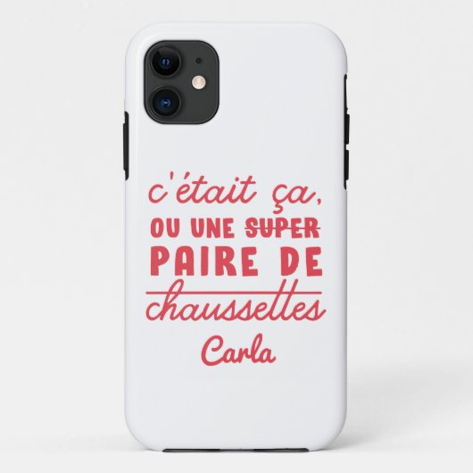 Ça ou une paire de chaussettes Case-Mate iPhone case (Achterkant)