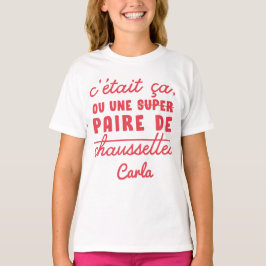 Ça ou une paire de chaussettes t-shirt