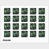 CA, Panama, Soberania NP, Keelsnaveltoucan Vierkante Sticker (Vel)