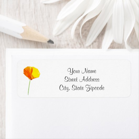 CA Poppy Etiket (Insitu)