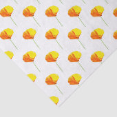 CA Poppy Pattern Tissuepapier (Detail)