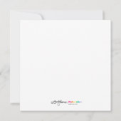 CA Poppy Waterverf Flat Notecard Notitiekaartje (Achterkant)