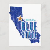 CA - Proud Blue State Briefkaart (Voorkant)