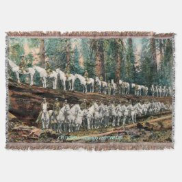  CA Redwood en Cavalry Throw Blanket Deken