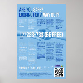 CA SB1193 Poster - 5 talen (Eng/Sp/Ch/Viet/Tag)