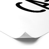 Ca-shew Funny Sneezing Cashew Nut Pun Poster (Hoek)